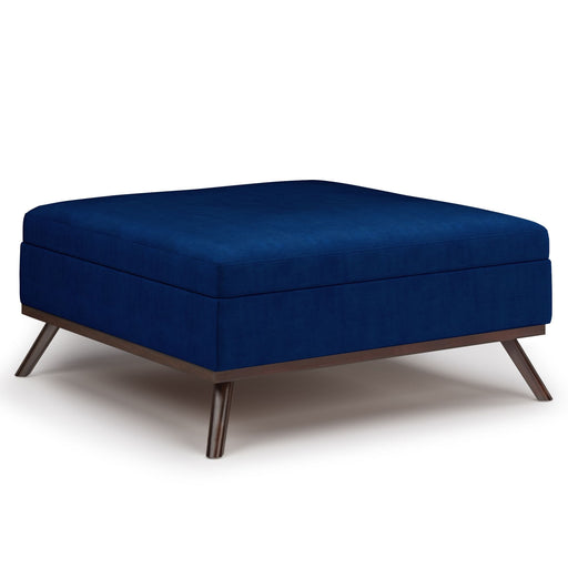 Owen - Multifunctional Square Coffee Table Storage Ottoman Simpli-Home