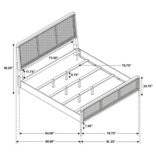 Stevie - Panel Bed Furniture Max