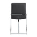 Zlatan - Side Chair (Set of 2) - Gray Velvet & Chrome ACME