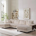 U-Shaped Convertible Sofa, 4 Seater Large Living Room Lounge Home Essentials