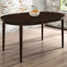 Elmira - Oval Dining Table With Leaf Extension - Brown Furniture Max