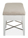 Heron Cove - Bench With Upholstered Seat - Chalk White Magnussen Furniture