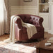 360° Swivel Accent Chair With Curved Back Noble House