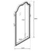 Colwood - Full Floor Mirror With LED Lighting And Storage Hooks - Silver Furniture Max