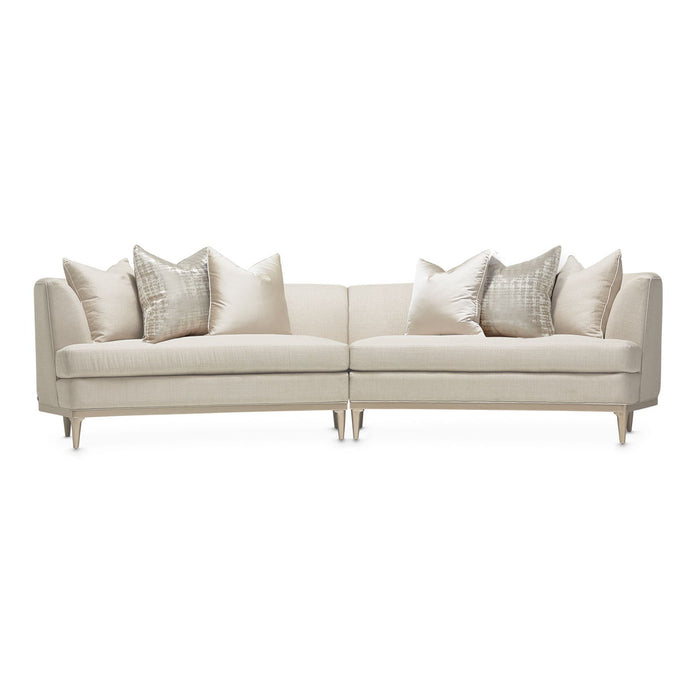 Malibu Crest - 2-Piece Sofa - Pearl / Chardonnay Michael Amini