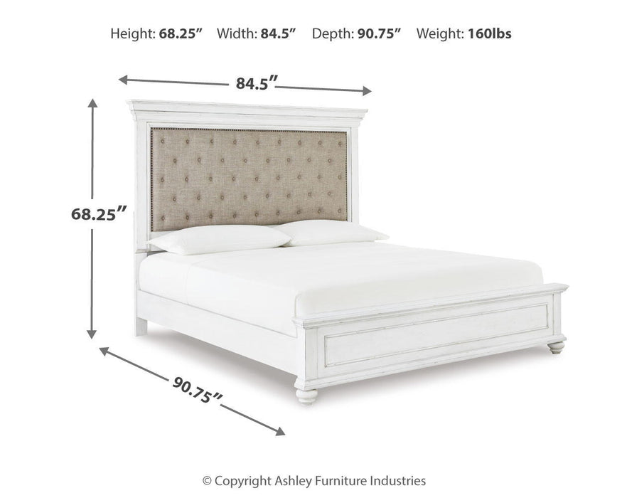 Kanwyn - Upholstered Panel Bed Benchcraft®