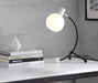 Eileen - Contemporary Task Lamp - Black / White Lumi Source