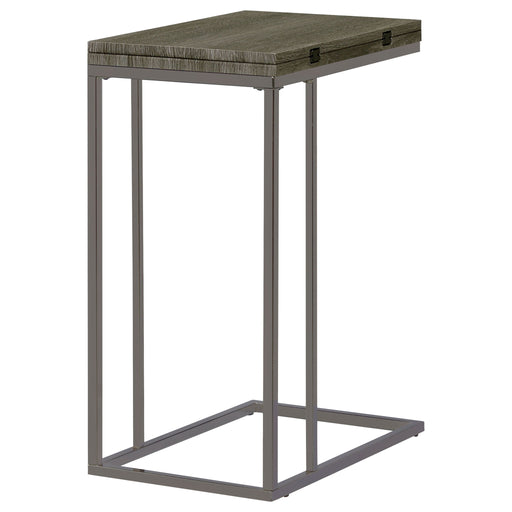 Mortimer - Snack Table With Expandable Top - Gray Furniture Max