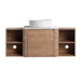 Wall Mounted Bathroom Vanity With Art Sink, 2 Storage Shelves, Soft Close Door Home Essentials