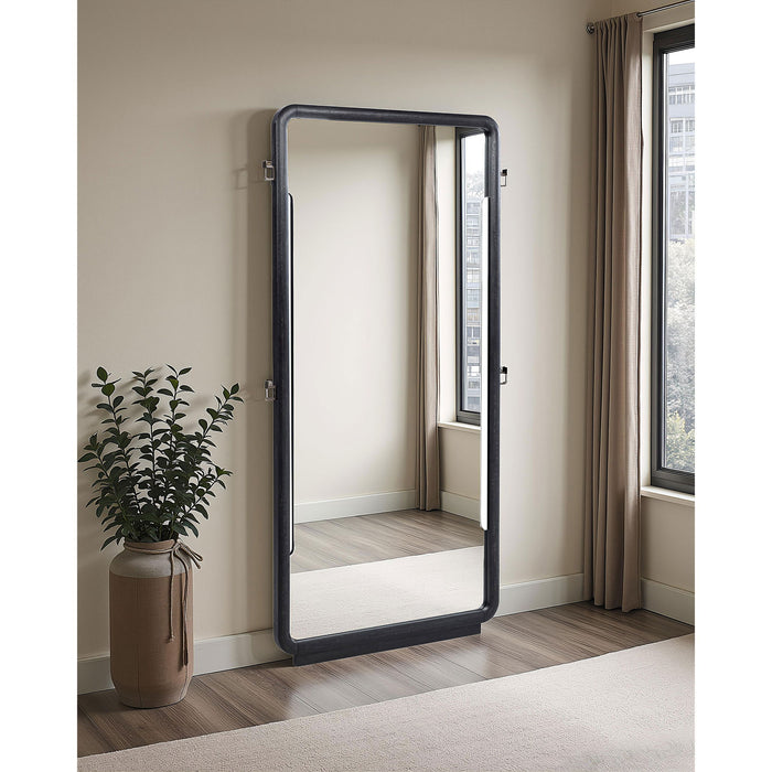 Bangor - Full Length Floor Mirror - Black Furniture Max