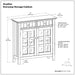 Acadian - Handcrafted Entryway Storage Cabinet Simpli-Home