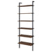 Christy - Owens - 6 Shelf Wall Bookshelf - Walnut Furniture Max