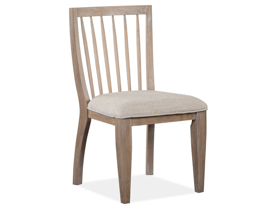 Ainsley - Dining Side Chair With Upholstered Seat (Set of 2) - Cerused Khaki Magnussen Furniture