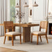 Compact Ergonomic Upholstered Side Chairs (Set of 2) Home Essentials