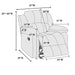 Modern Living Room Set, Reclining Mechanism Home Essentials