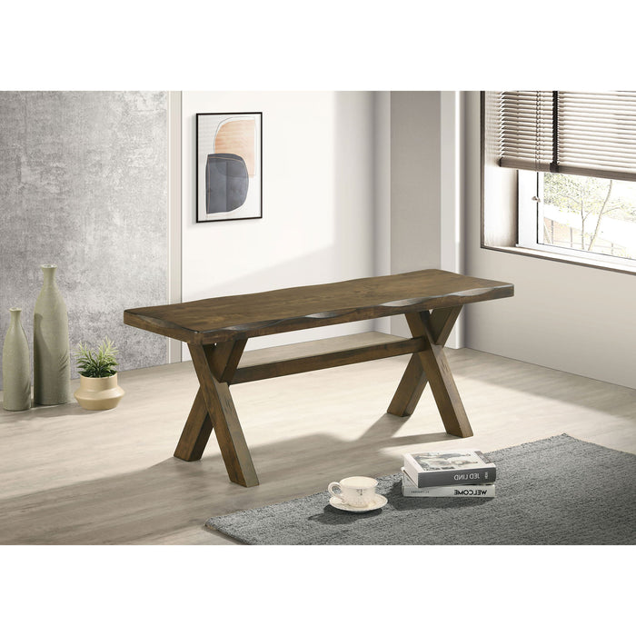 Knotty - Dining Bench - Brown Furniture Max