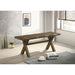 Knotty - Dining Bench - Brown Furniture Max