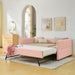 Upholstered Daybed With Pop Up Trundle Home Essentials