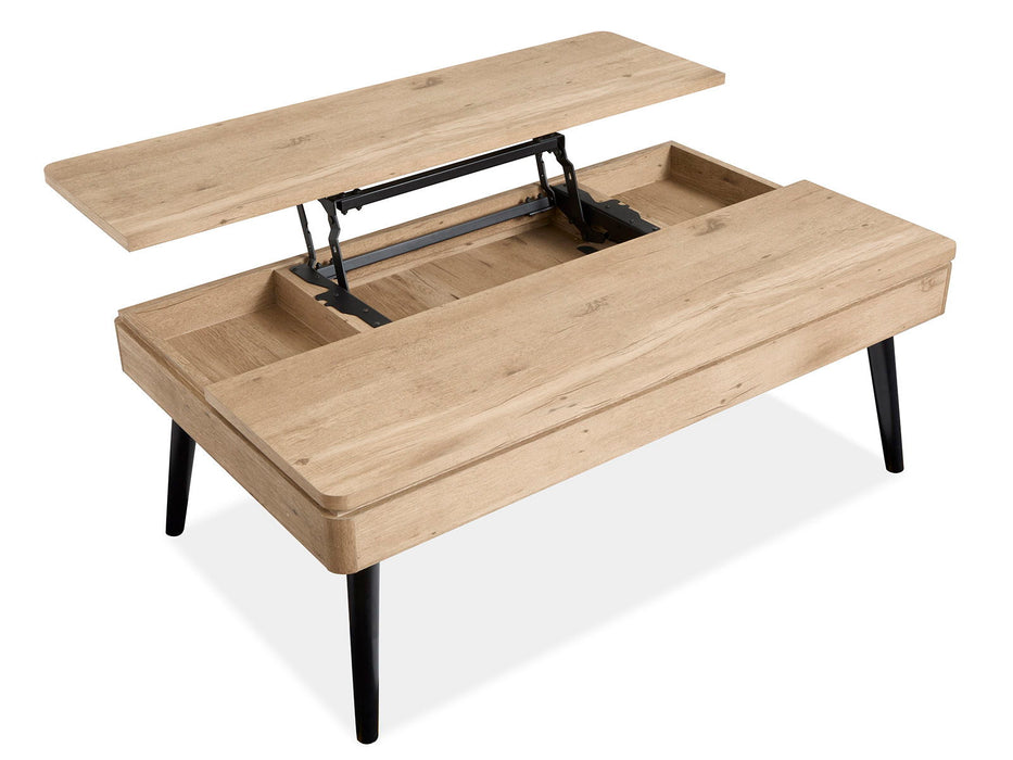 Fletcher - Lift Top Storage Cocktail Table - Driftwood Magnussen Furniture
