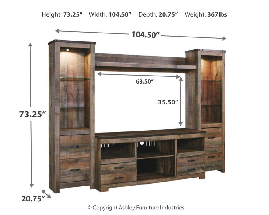 Trinell - Entertainment Center Signature Design by Ashley®