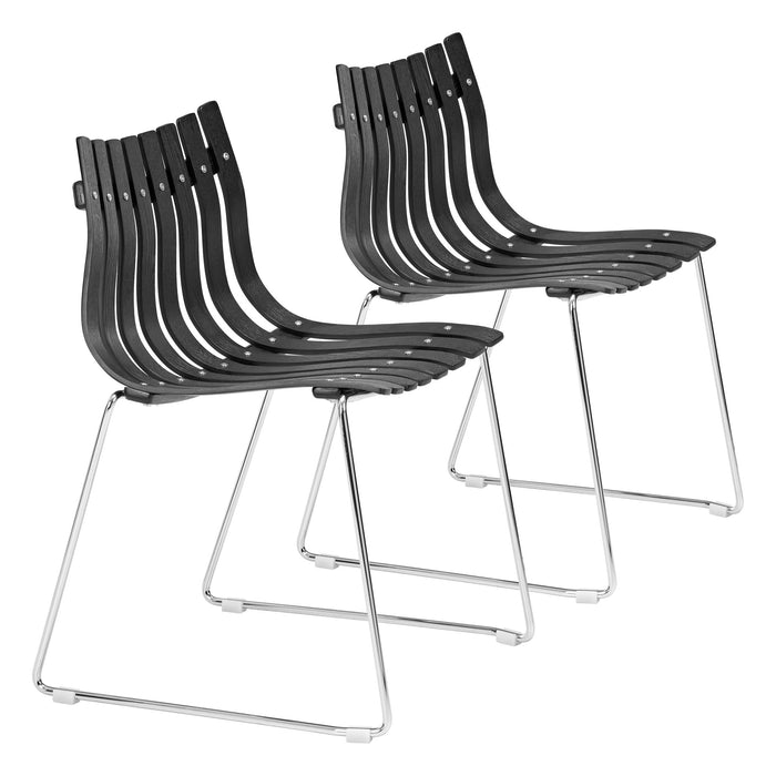 Beaufort - Dining Chair (Set of 2) - Black Zuo Modern