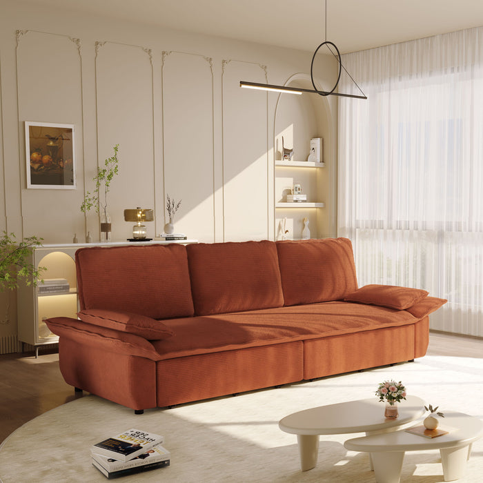 King Size Pull Out Sofa Bed, 3 In 1 Convertible Multifunctional Home Essentials