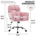 Office Chair With Adjustable Height, Ergonomic Design Home Essentials