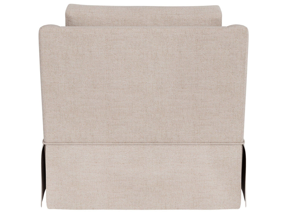 Asher - Skirted Swivel Chair, Special Order - Beige Universal Furniture