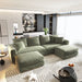 Modern Comfy Upholstered Sofa Cloud Couch & Deep Seat Couches Home Essentials