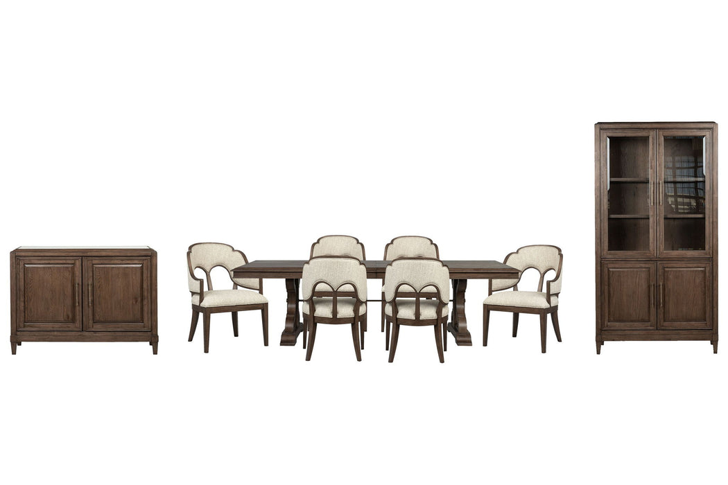 Jubilee - Extendable Trestle Dining Table Set Magnussen Furniture