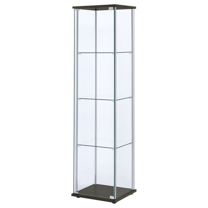 Crestwood - 3 Shelf Curio Cabinet Furniture Max
