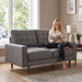 Loveseat Sofa, Tufted Back Upholstered 2 Seat Couch US Pride