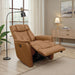 Oslo - Power Recliner With Manual Adjustable Headrest And Power Footrest - Brown Home Essentials