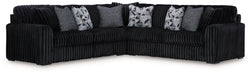 Midnight-Madness - 3 Piece Sectional Signature Design by Ashley®