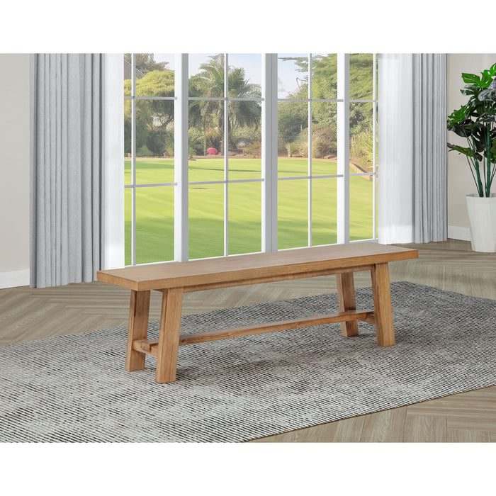 Backless Dining Bench - Natural Furniture Max