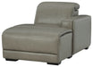 Correze - RAF PWR Reclining Back Chaise - Gray Signature Design by Ashley®