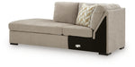 Bridgepoint - LAF Corner Chaise - Stone Signature Design by Ashley®