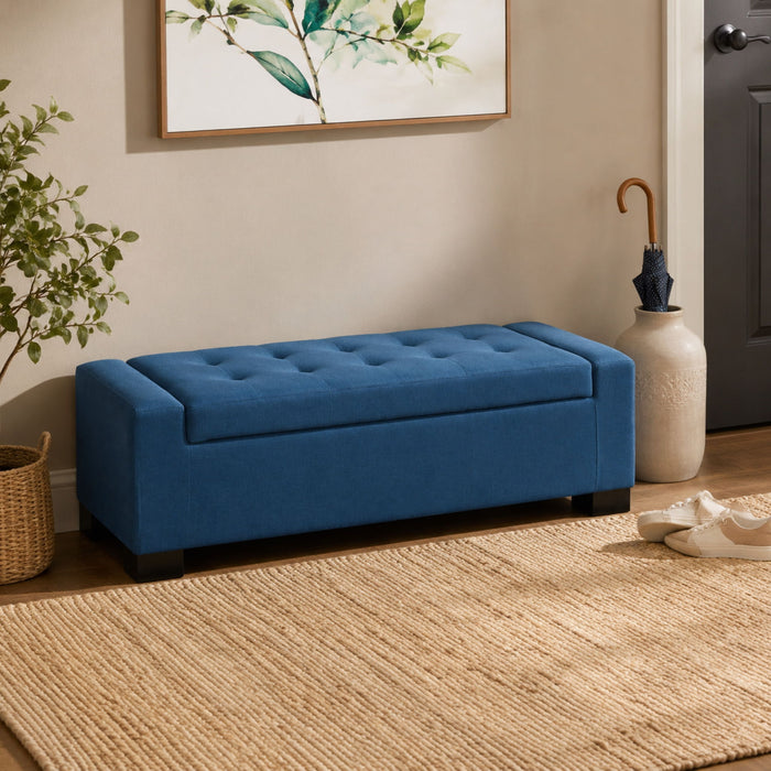 Tufted Storage Ottoman Bench Noble House