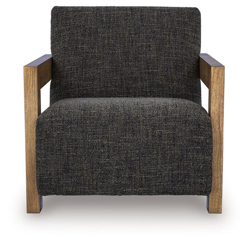 Dorney - Accent Chair - Charcoal / Brown Signature Design by Ashley®
