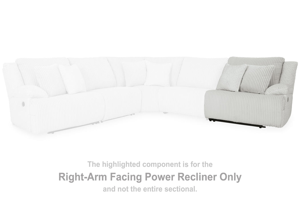 Top Tier - Raf Zero Wall Power Recliner - Alloy