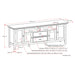 Redmond - TV Media Stand - Distressed Gray Simpli-Home