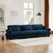 Modern Oversize Sofa With Cloud Like Comfort, Featuring Waist And Throw Pillows Home Essentials