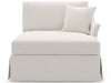 Madison - Skirted Chaise RAF, Special Order - White Universal Furniture