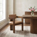 Sacha - Vegan Leather Upholstered Dining Chair With Brown Base (Set of 2) Meridian Furniture
