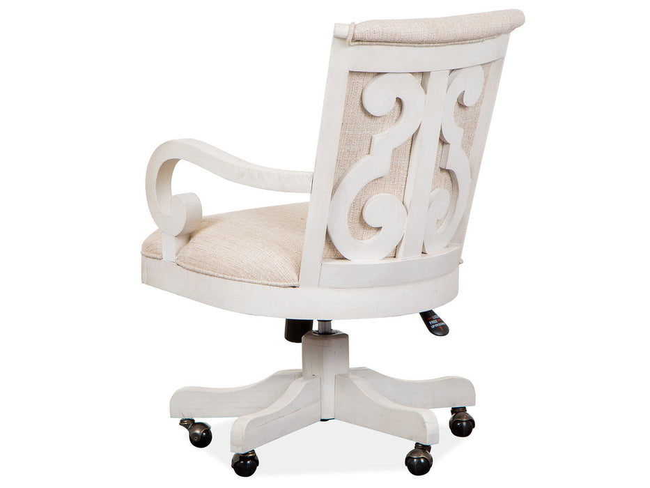 Bronwyn - Fully Upholstered Swivel Chair - Alabaster Magnussen Furniture