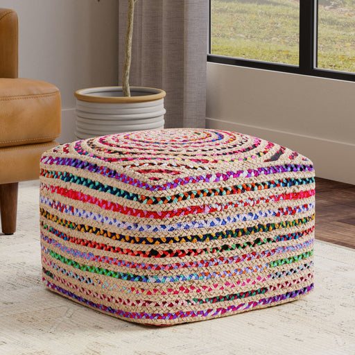 Margo - Square Pouf - Multicolor Simpli-Home