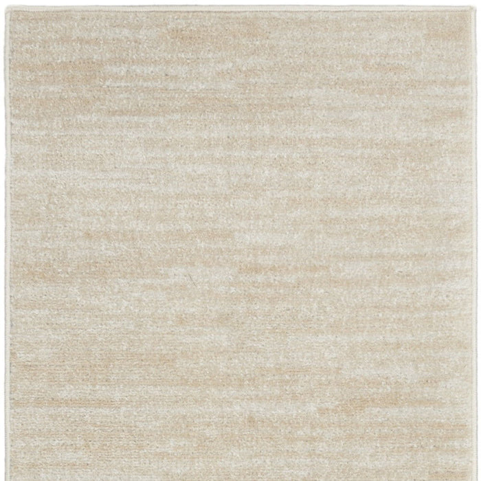 2' X 6' Non Skid Indoor / Outdoor Runner Rug - Ivory / Beige