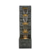 4 Tier Cascading Waterfall Fountain With Warm LED Lights, For Patio - Gray Daily Nest