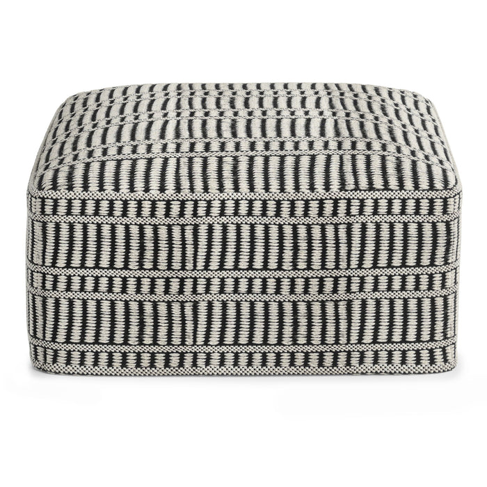 Safford - Square Outdoor / Indoor Pouf Simpli-Home