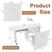 Folding Desk With Mirror And Storage Stol For Bedroom Home Essentials